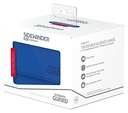 Ultimate Guard Sidewinder Synergy 100+ Deck Box for 100 Double-Sleeved TCG Cards Blue/Red Magnetic Closure & Microfiber Inner Lining