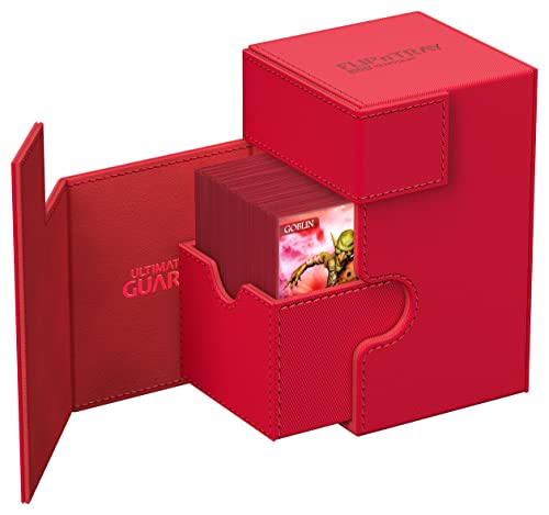 Ultimate Guard Flip`n`Tray 100+ Monocolor Red 100+ Red