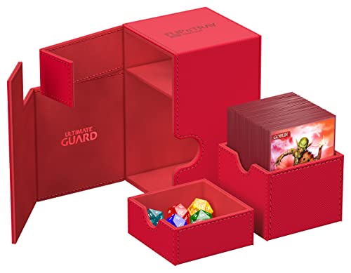 Ultimate Guard Flip`n`Tray 100+ Monocolor Red 100+ Red