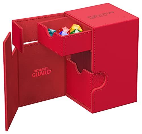 Ultimate Guard Flip`n`Tray 100+ Monocolor Red 100+ Red