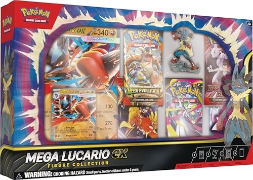 Pokemon TCG: Mega Lucario Ex Figure Collection