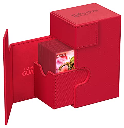 Ultimate Guard Flip`n`Tray 80+ Monocolor Red