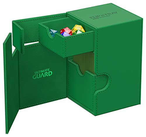 Ultimate Guard Flip`n`Tray 100+ Monocolor Green 100+ Green