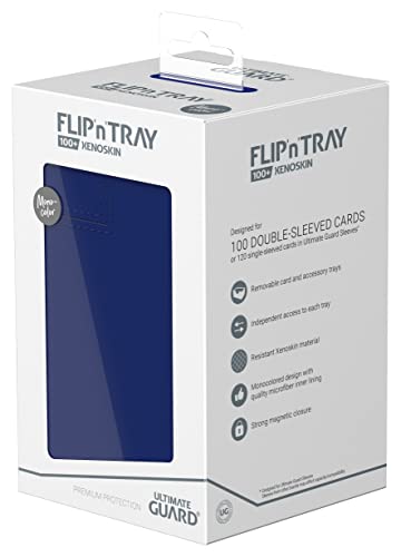 Ultimate Guard Flip`n`Tray 100+ Monocolor Blue 100+ Blue