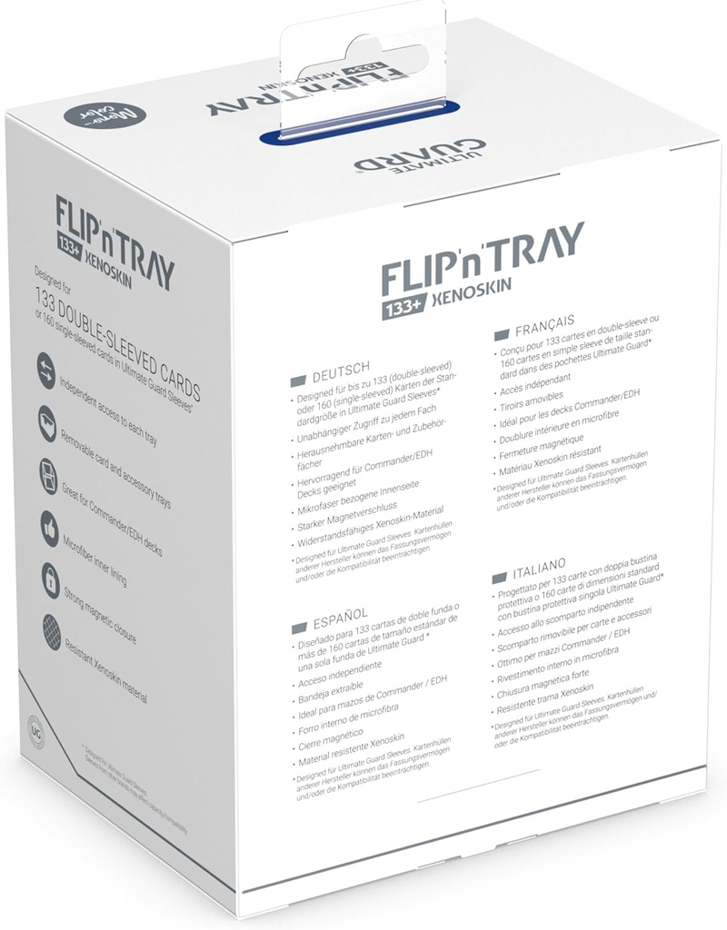 Ultimate Guard Flip`n`Tray 133+ XenoSkin Bleu