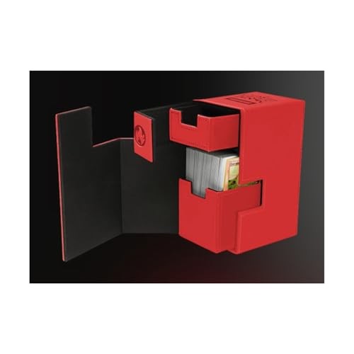 Ultra Pro - Charmander M2 Deck Box® for Pokémon   TCG Deck Box Premium Leatherette Trading Card Storage Holds 75 Double-sleeved Cards Built-in Dice 