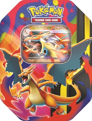 Pokémon Tcg: Mega Charizard Tin - Receive 1 at Random!