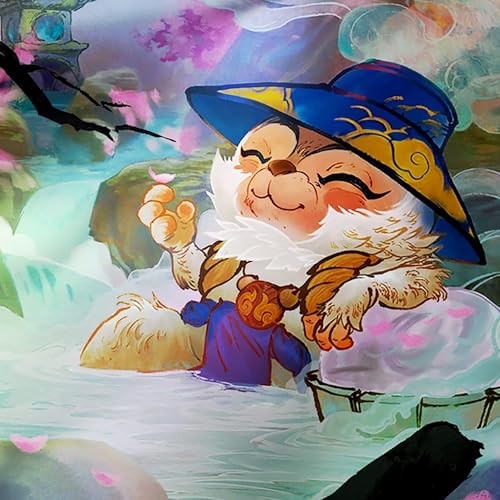 Riftbound: League of Legends - Art Sleeves: Teemo - 100ct Card Protectors, TCG Spiritforged Spirit Blossom, Character Art, Trading Card Game Accessory