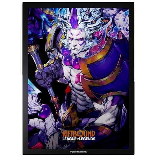 Riftbound: League of Legends - Art Sleeves: Darius - 100ct Card Protectors, TCG Spiritforged Spirit Blossom, Character Art, Trading Game Accessory