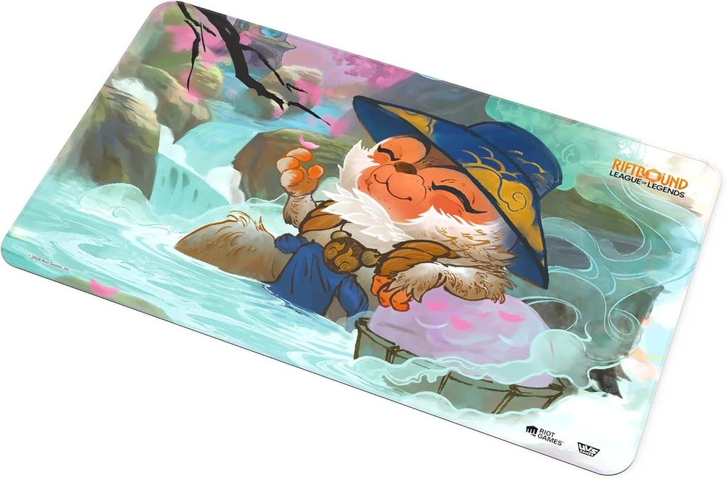 Riftbound: League of Legends - Playmat: Teemo -TCG Spiritforged Spirit Blossom 24x14 Neoprene Character Art Tabletop Trading Card Game Accessory