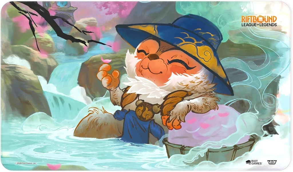 Riftbound: League of Legends - Playmat: Teemo -TCG Spiritforged Spirit Blossom 24x14 Neoprene Character Art Tabletop Trading Card Game Accessory