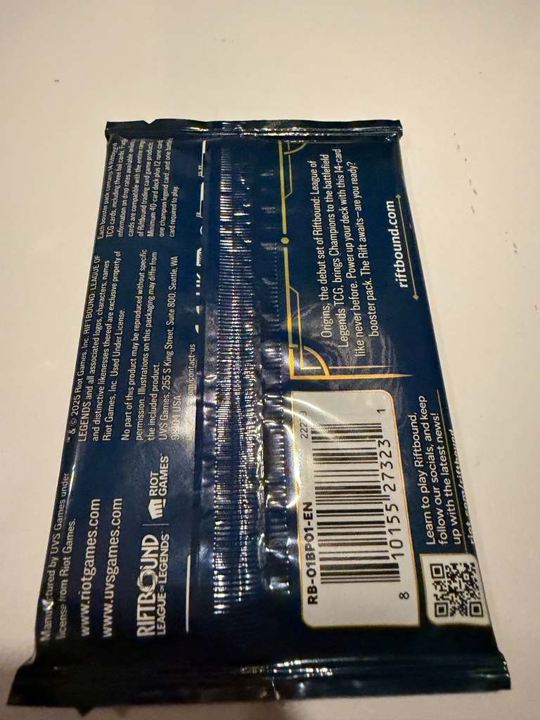 League of Legends LOL 3 Boosters Riftbound in New