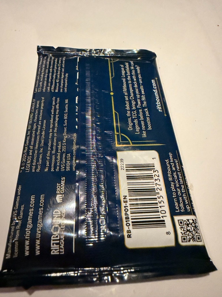 League of Legends LOL 3 Boosters Riftbound in New