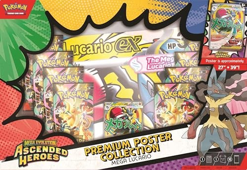 Pokemon Mega Evolution S2.5 Ascended Heroes Premium Poster Collection