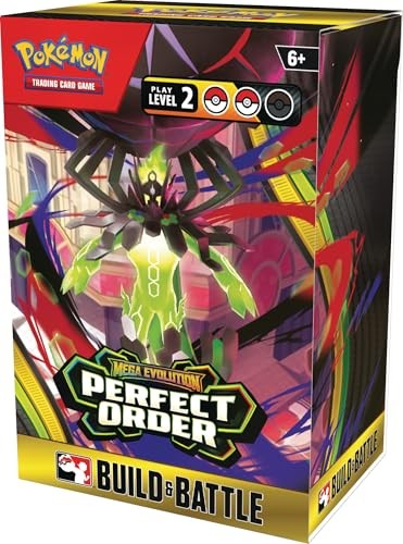 Pokémon TCG: Mega Evolution—Perfect Order Build & Battle Box