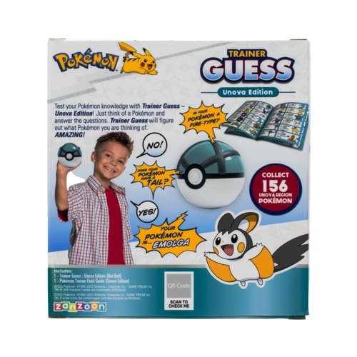 Ultra PRO Pokémon Trainer Guess: Unova Edition  I Will Guess It! Electronic Voice Recognition Guessing Brain Game Pokemon Go Digital Travel Board Gam