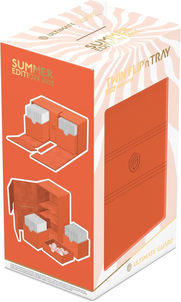 Ultimate Guard Twin Flip'n'Tray 200+ Xenoskin Summer Edition 2025 - Peach