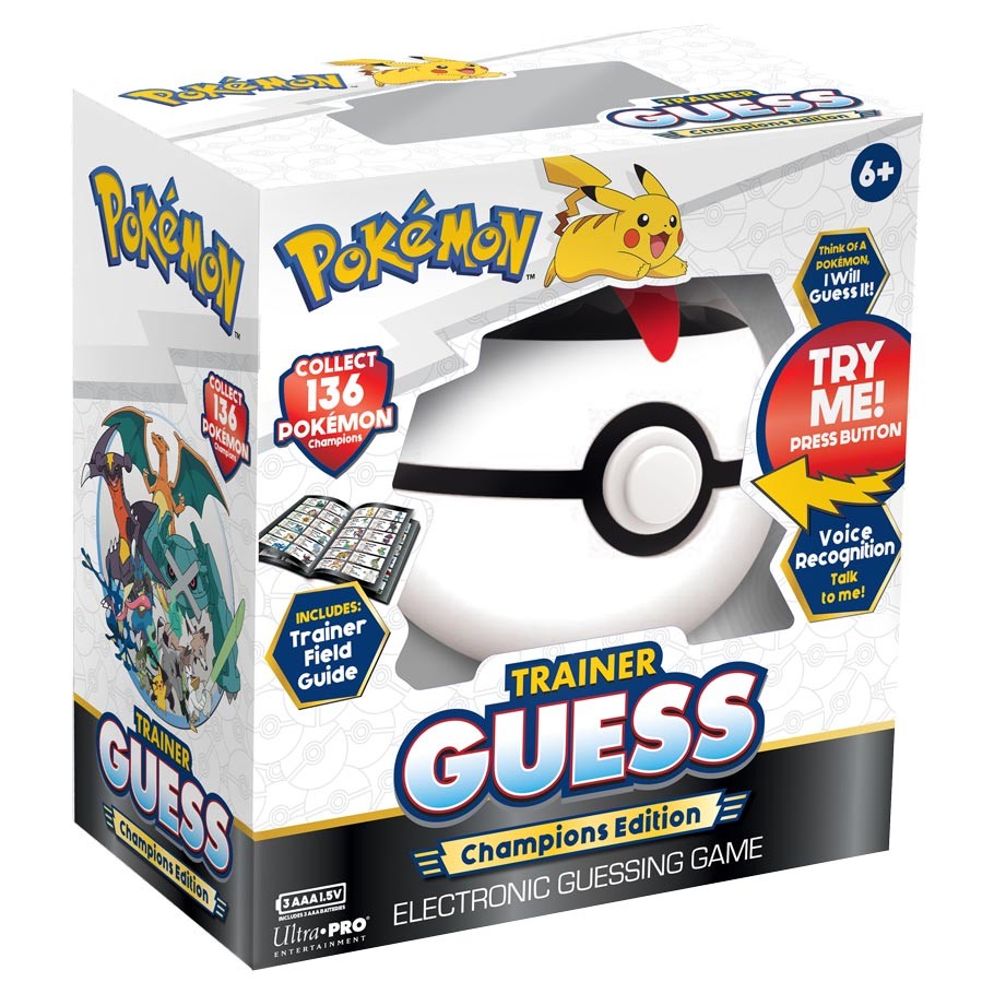 Pokemon Trainer Guess - Champion Pokemon Toy  I Will Guess It! Electronic Voice Recognition Guessing Brain Game Pokemon Go Digital Travel Board Games 