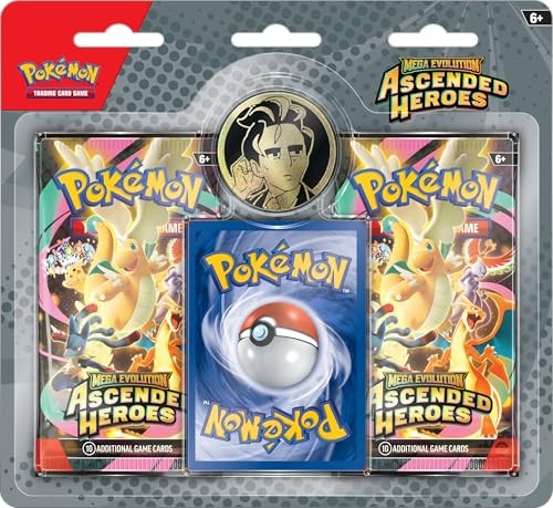 Pokemon TCG: Mega Evolution: Ascended Heroes: 2-Pack Blister (Random Promo)