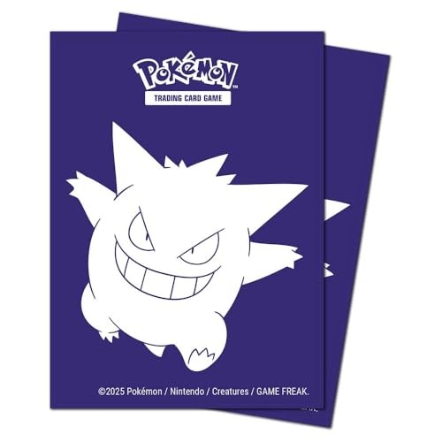 Ultra PRO - Elite Series Gengar 105ct APEX™ Deck Protector Sleeves for Pokemon, for TCG, Pokemon Card Protection, Collectible Sleeves, Gaming Access