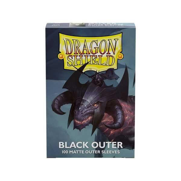 Arcane Tinmen Dragon Shield Matte Black Outer Sleeves (100) at-13003