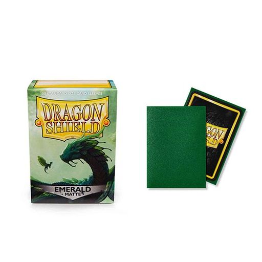 Dragon Shield Matte- Emerald (100 Ct.) in Box