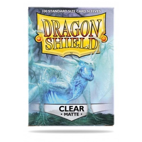 Dragon Shield - Matte Standard Size Sleeves 100pk - Clear