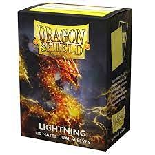 ATM15047 Dragon Shield Matte Dual Sleeves Lighting, 100 Count