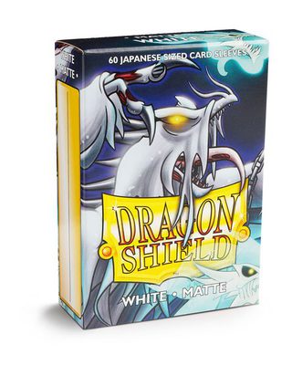 Dragon Shield Matte Japanese Size- White (60 Ct. in Box)
