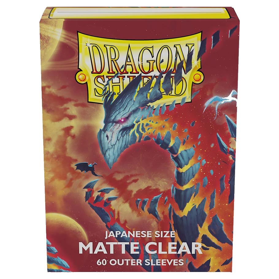 Dragon Shield Japanese Size Matte Outer Sleeves - Clear (60)