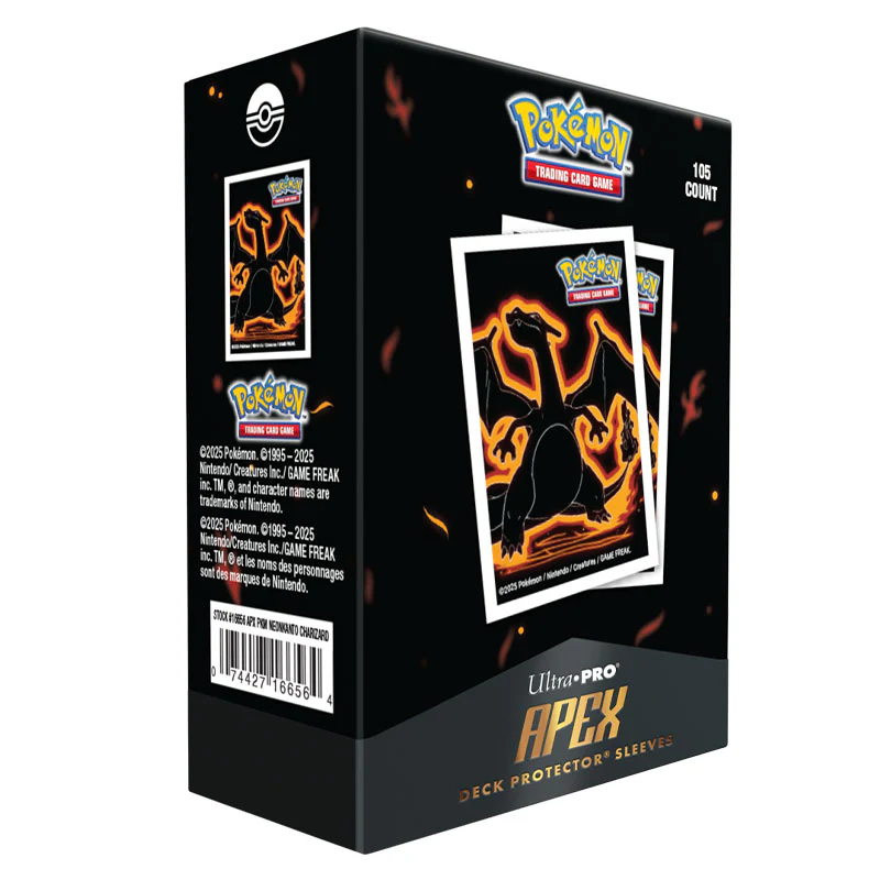 Ultra Pro - Neon Kanto - Charizard - Apex Deck Protector Sleeves (105 Sleeves)