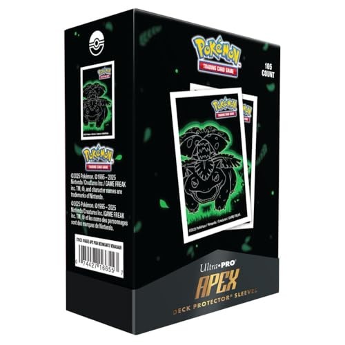 Apex Deck Protectors - Pokémon Neon Kanto - Venusaur (105ct)