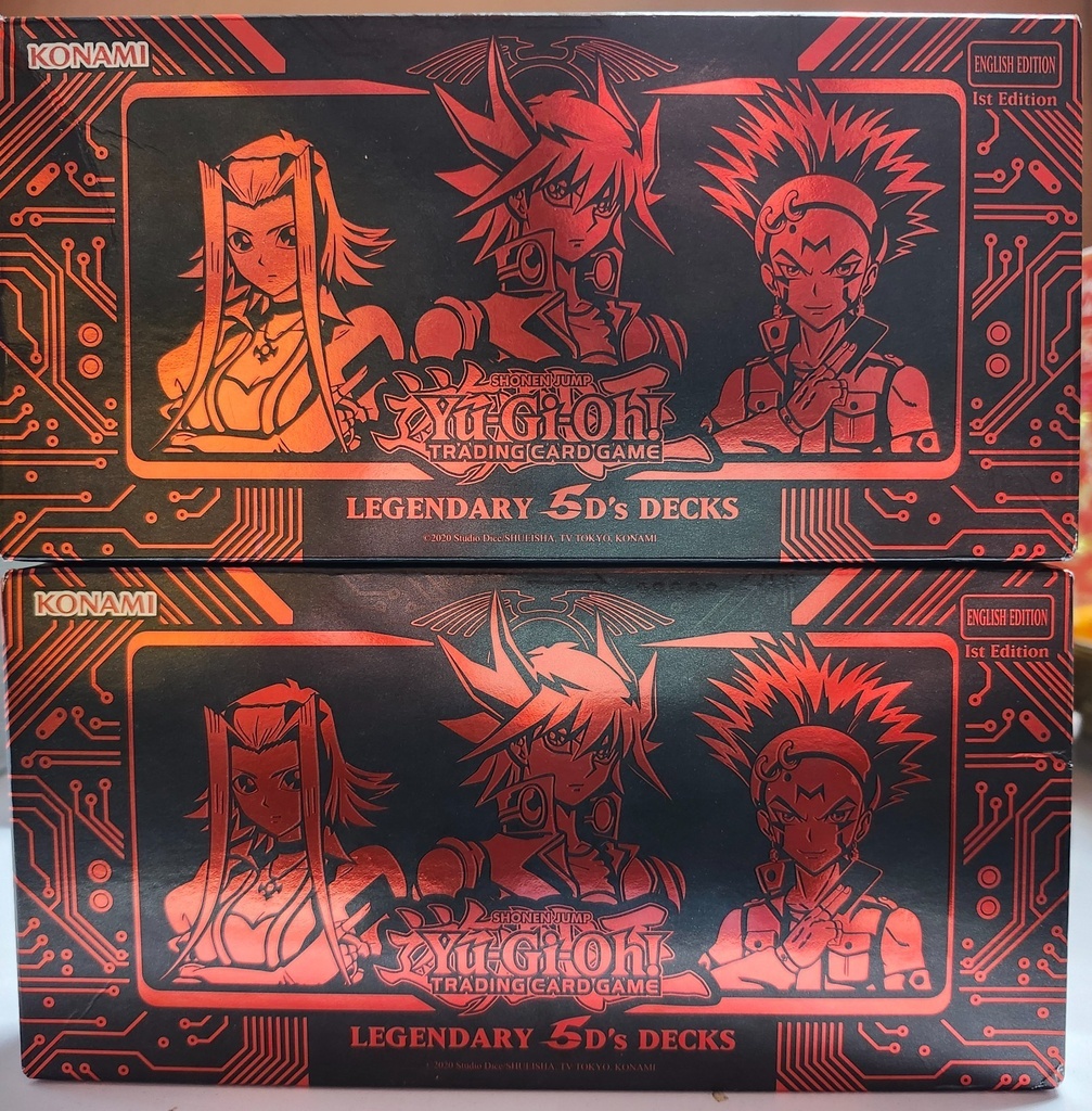 Yu-Gi-Oh! Legendary 5D's Deck Boxes X2 English 1st Edition