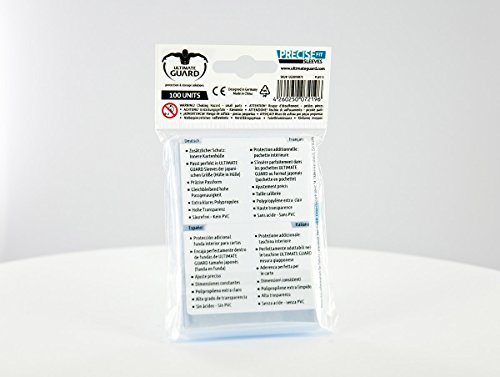 Ultimate Guard UGD010070 Precise-Fit Sleeves Japanese Size Trading Card Transparent