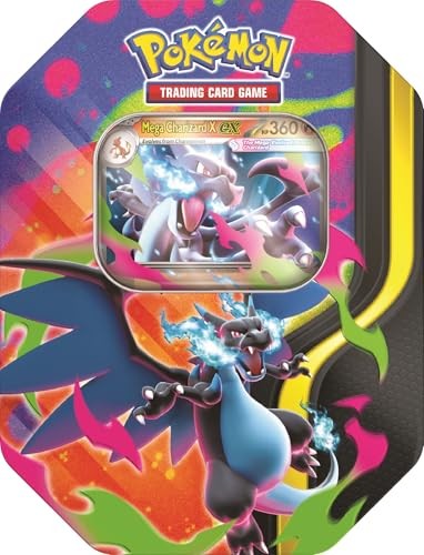 Pokémon Tcg: Mega Charizard Tin - Receive 1 at Random!