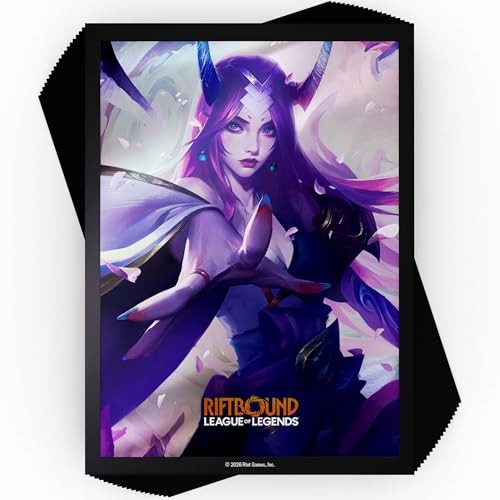 Riftbound: League of Legends - Art Sleeves: Irelia - 100ct Card Protectors, TCG Spiritforged Spirit Blossom, Character Art, Trading Game Accessory