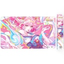 Riftbound: League of Legends - Playmat: Ahri -TCG Spiritforged Spirit Blossom, 24x14, Neoprene, Character Art, Tabletop Trading Card Game Accessory