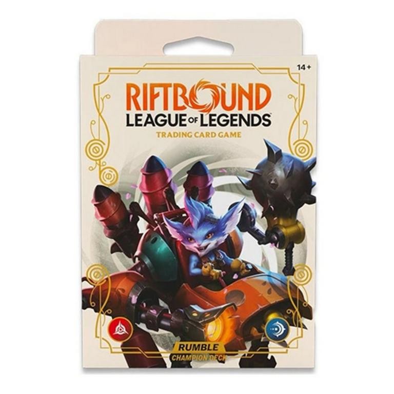 Riot Games Riftbound: League of Legends SpiritForged Champion Deck: Rumble