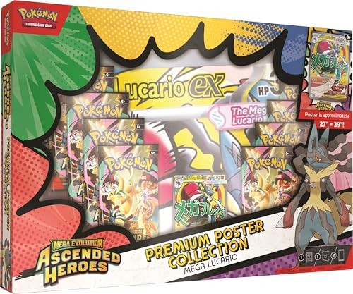 Pokemon Mega Evolution S2.5 Ascended Heroes Premium Poster Collection