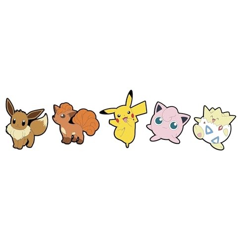 Pokemon Character 5 Pack Jibbitz