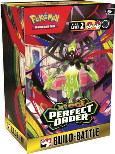 Pokémon TCG: Mega Evolution—Perfect Order Build & Battle Box